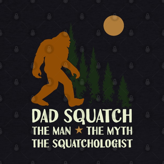 Squatchologist Dad Squatch by Tesszero